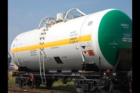 RM Rail has delivered 350 Type 15-1288-02 ammonia tank wagons to KuibyshevAzot.